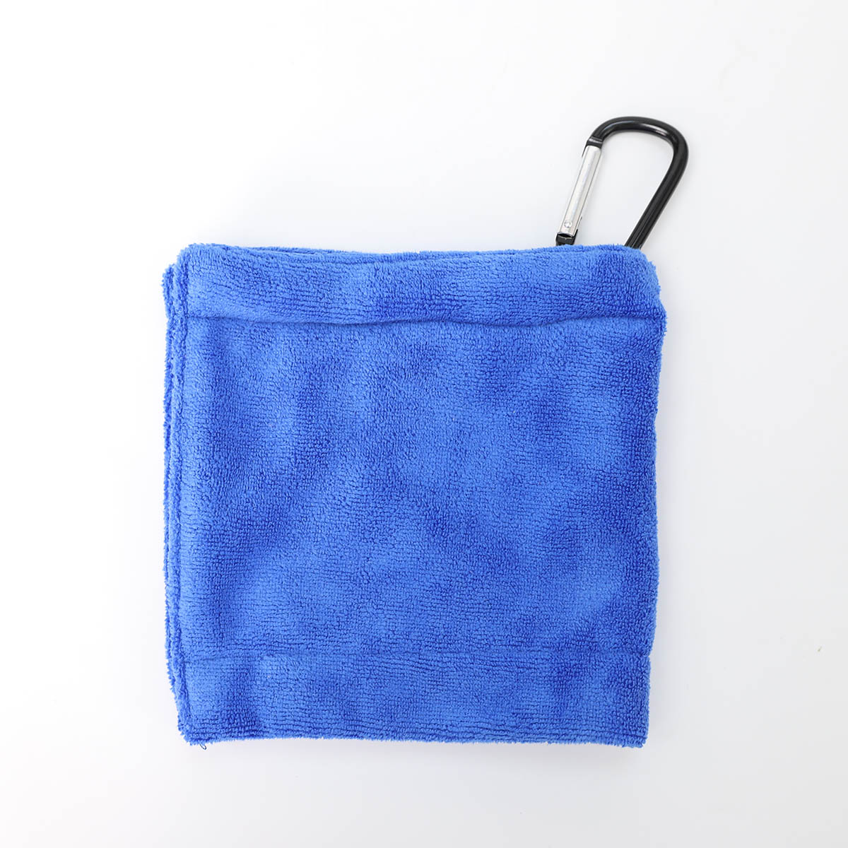 Weft knitted square golf towel, 380gsm-blue.jpg